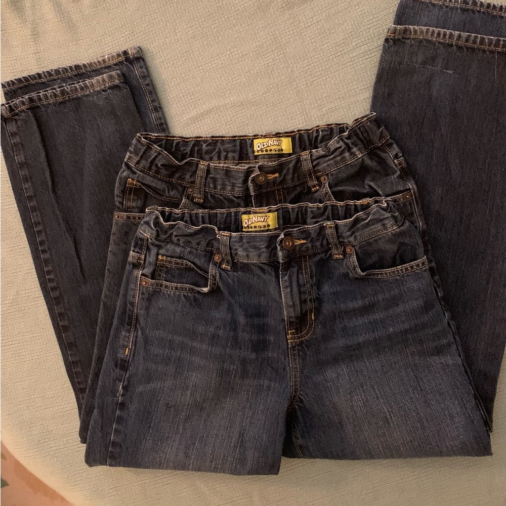 2 pair Old Navy kids jeans.size 14 Husky